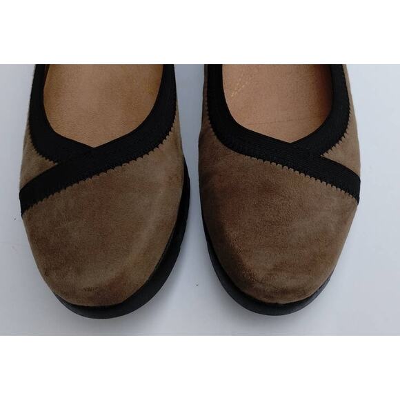 Clarks Women's Daelyn Hill Wedge Slip on Comfort Ballerina Flat Brown 7 Spring - Picture 10 of 12